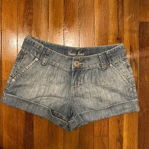 Guess Women's Blue Denim Shorts